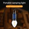 1/2/3Pcs Solar Camping Light 3 Modes Adjustable Waterproof USB Rechargeable Super Bright Outdoor Hiking Tent Hanging Bulb Lamp Emergency Lantern