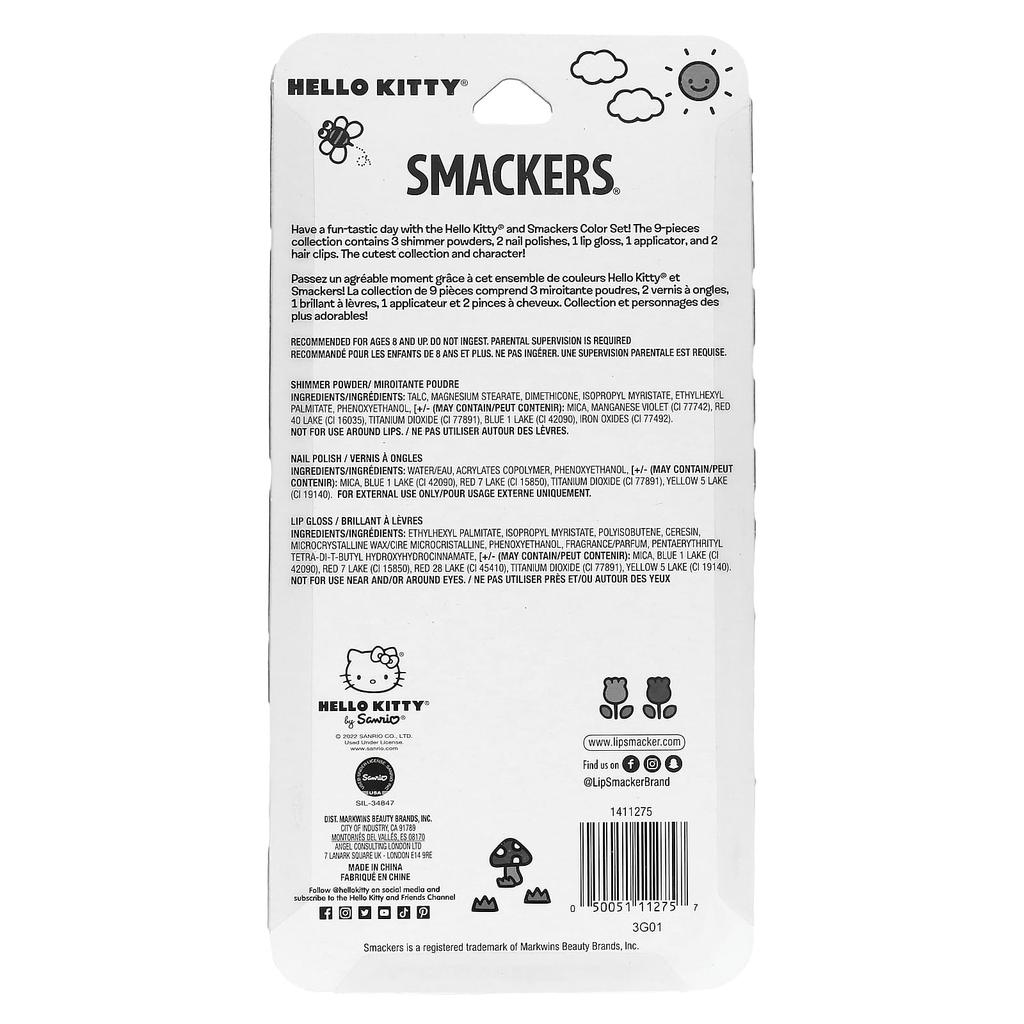 Hello Kitty Beauty Collection, 9-piece Kit