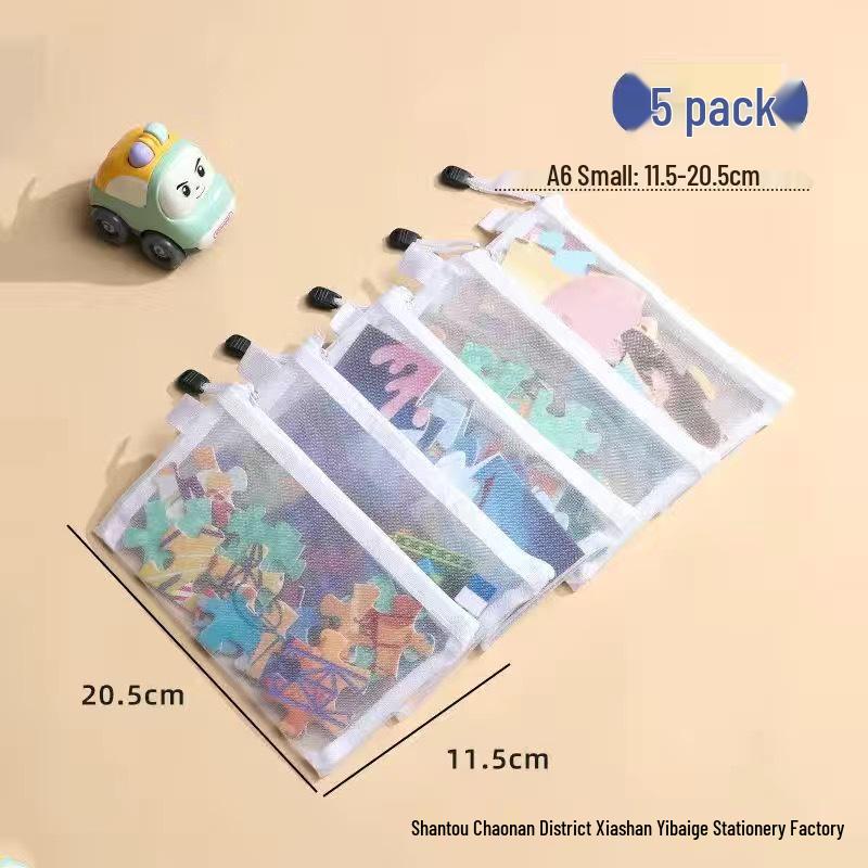 Прозрачная сумка для хранения конструктора Лего с молнией