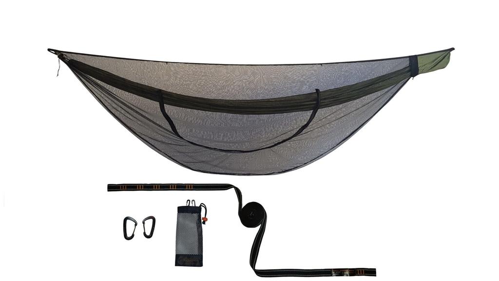 Travel Travel ZEN Hammock Zen Hammock Genuine Japanese Product Full Set [BUSHMEN Gear] [BUSHMEN Gear] - (Olive Model)