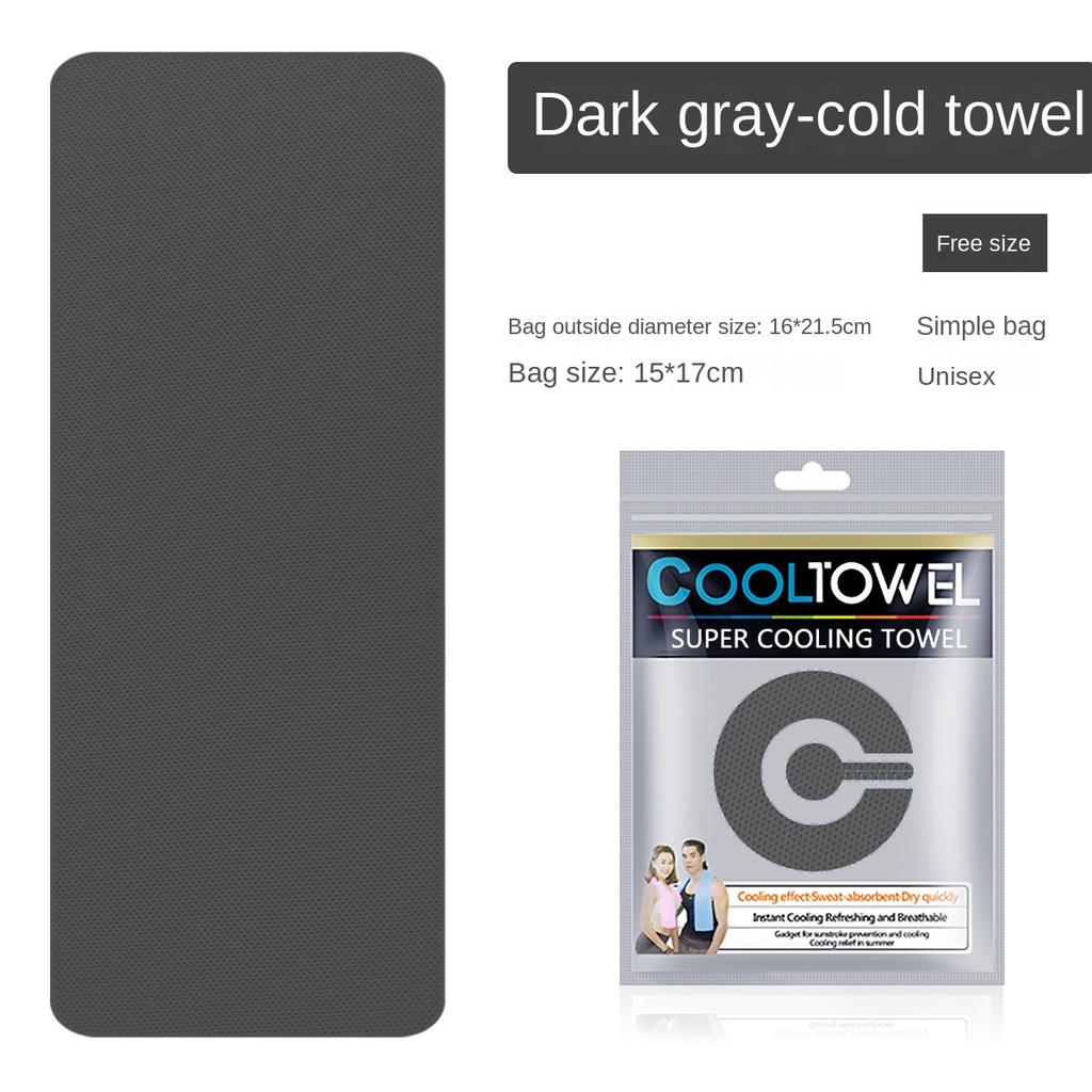 Горячая Распродажа Охлаждающее Полотенце Ледяное Микрофибра Мягкое Дышащее Охлаждающее Полотенце Оставайтесь Прохладными для Йоги Спорта Тренажерного Зала Потопоглощающие Охлаждающие Салфетки