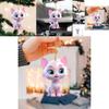 Adorable Pink Acrylic Cartoon Style Car Hanging Decoration For Trendy Vehicle Decor