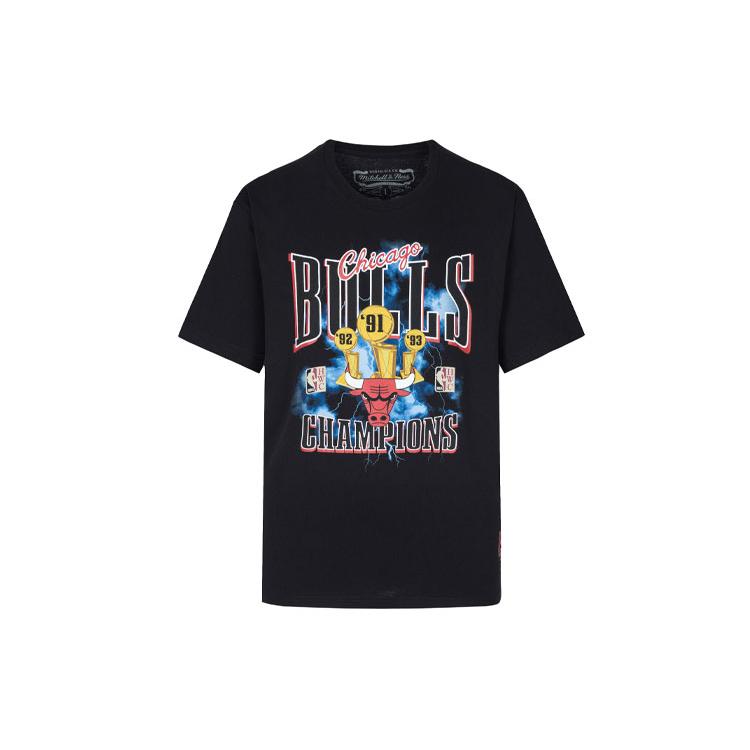 Футболка Mitchell & Ness Унисекс Черная BMTRDP21036-CBUBLCK