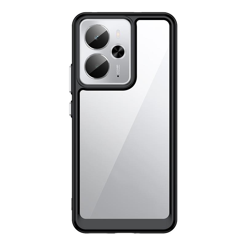 Для Realme 14T 5G Чехол Крышка OPPO Realme 14T 5G Capas Ударопрочный Бампер для Телефона Задняя Цвет Прозрачный Прозрачный Fundas Realme 14T 5G