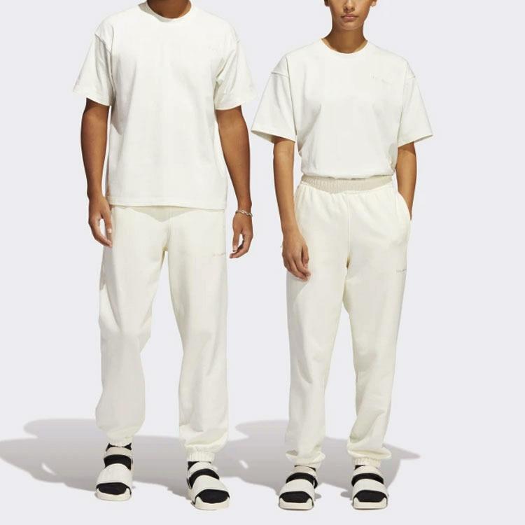 adidas Мужские джоггеры Originals X Pharrell Williams Collaboration, однотонные, свободные манжеты, белые HF9919