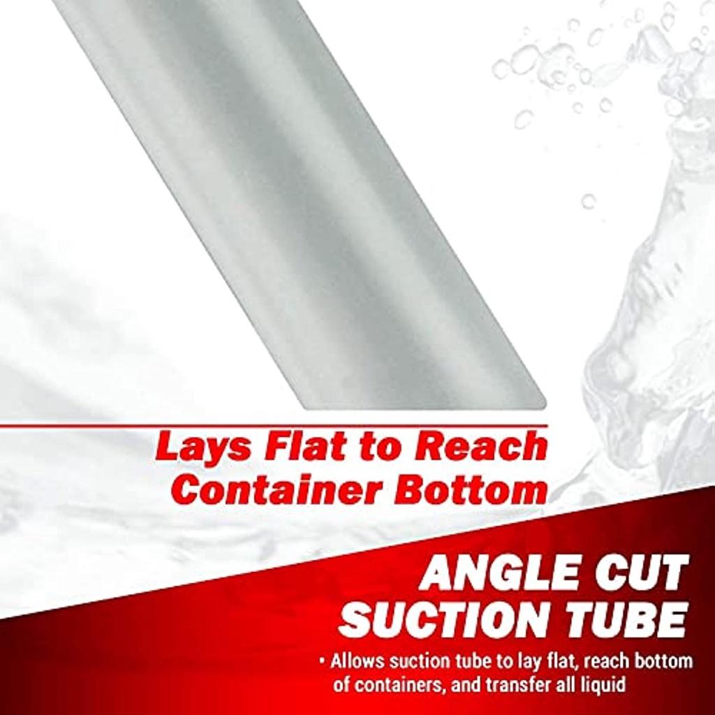 Сифонный насос для перекачки жидкости/топлива — большой сифон для газонокосилок и ручной перекачки бензина, воды, спирта и многого другого!