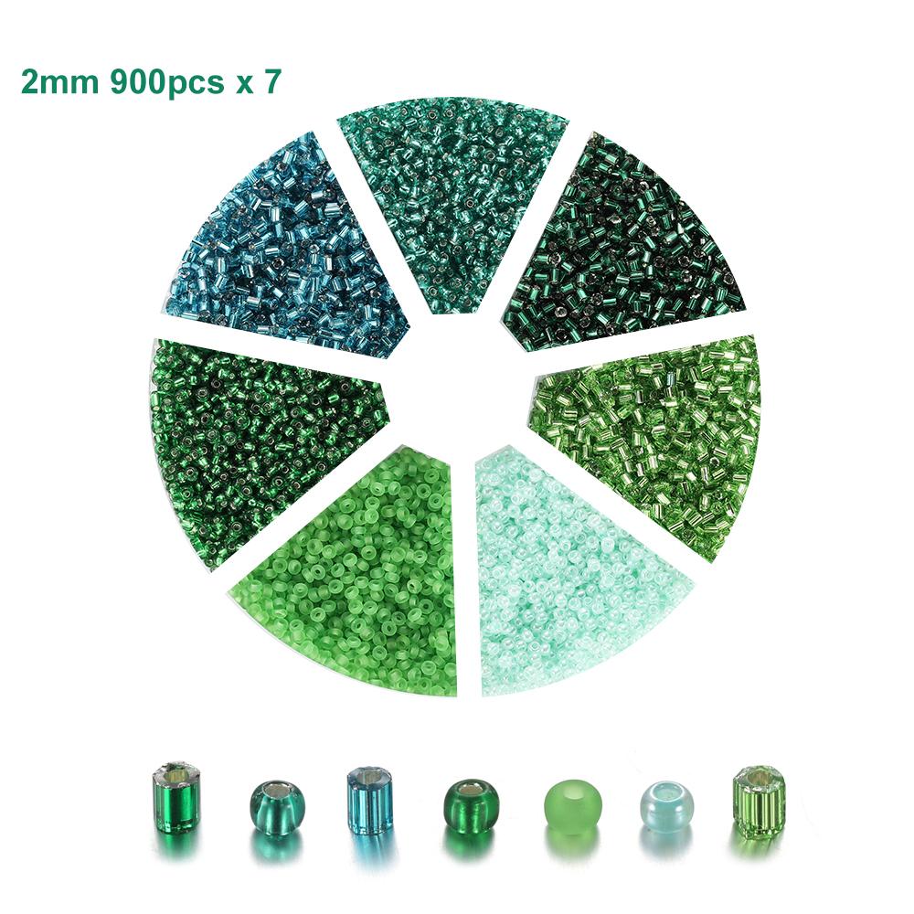 1Set with Box Glass Seed Beads Czech Charm Crystal Spacer Glass Bead For Jewelry Making Kits DIY Handmade Supplies Accessories Set