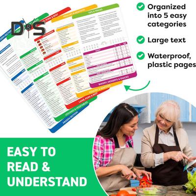 Магнитные наклейки для фритюрницы Таблица времени приготовления Магнитный указатель температуры Карточки с рецептами Удобный кухонный аксессуар для дома и путешествий