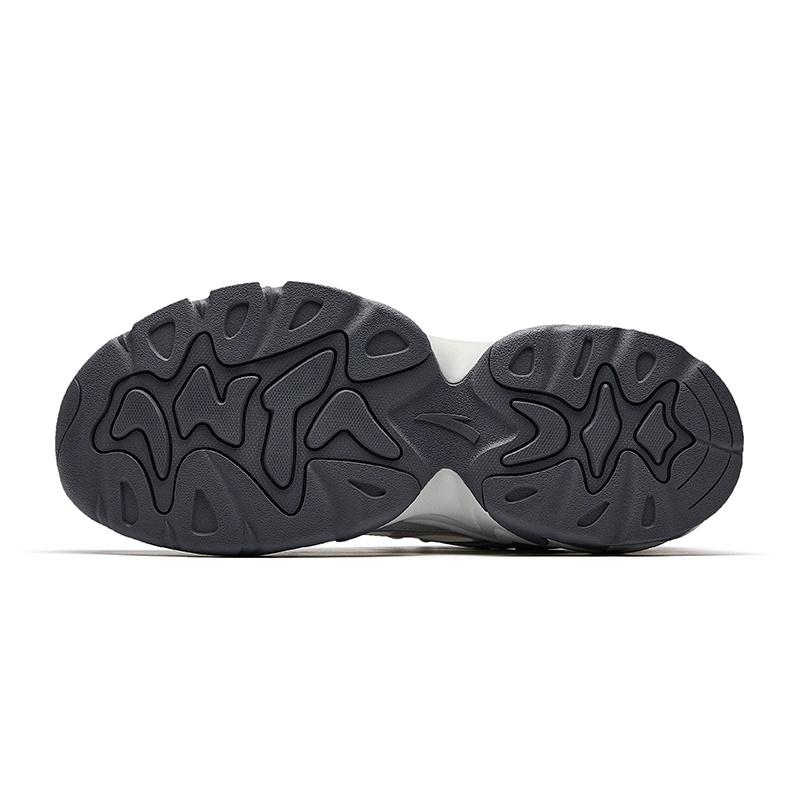 Anta Life Collection Slip Resistant Abrasion Resistant Low top Chunky Sneakers Men's Gray 112528858-1
