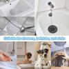 Round Shape Floor Drain Cover Hair Clean Up Shower Drain Pad  Kitchen Bathroom Accessories