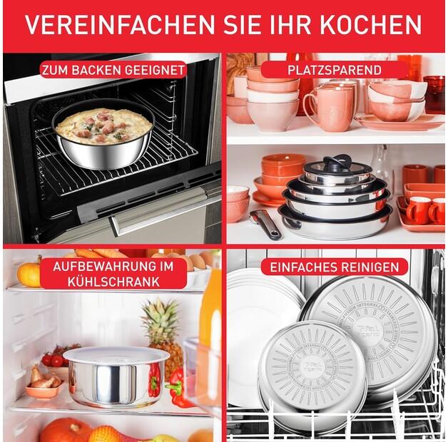 Набор посуды Tefal Ingenio Preference On, 13 предметов (L9749432)