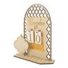Ramadan Countdown Calendar Wooden Decorative Ornament DIY Eid Calendar for Home Party Holiday Type