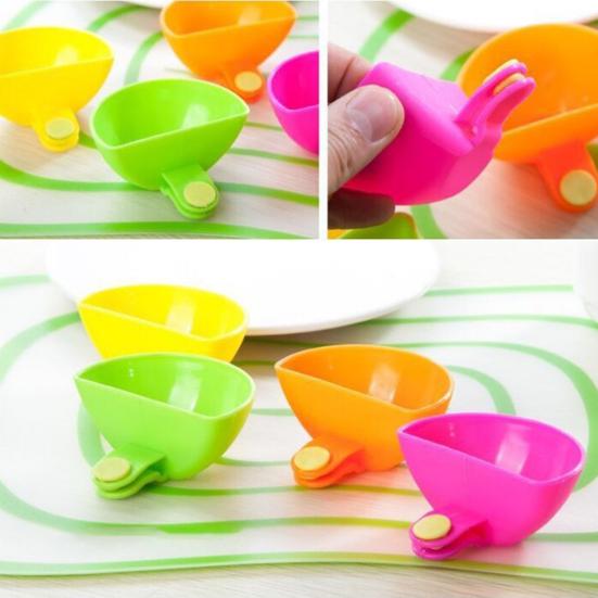 2 шт., тип зажима, блюдо для макания, пищевая пластиковая полукруглая заправка для салата, приправа, приправа, миска для соуса, контейнер, держатель, коробка, кухонные принадлежности