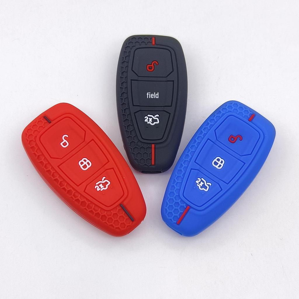 Силиконовый защитный чехол для 3-кнопочного смарт-ключа Ford Focus/Escape/Fiesta (форма капли воды)