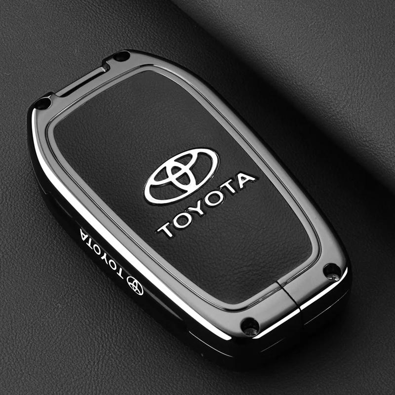 Чехол-брелок Совместим с 2025 2024 Toyota Sienna Highlander Corolla Crown Venza RAV4 Tacoma Fortuner Land Cruiser