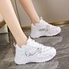 Мода 2024 осень мода новые повседневные легкие универсальные спортивные кроссовки с увеличенной толстой подошвой женские спортивные кроссовки