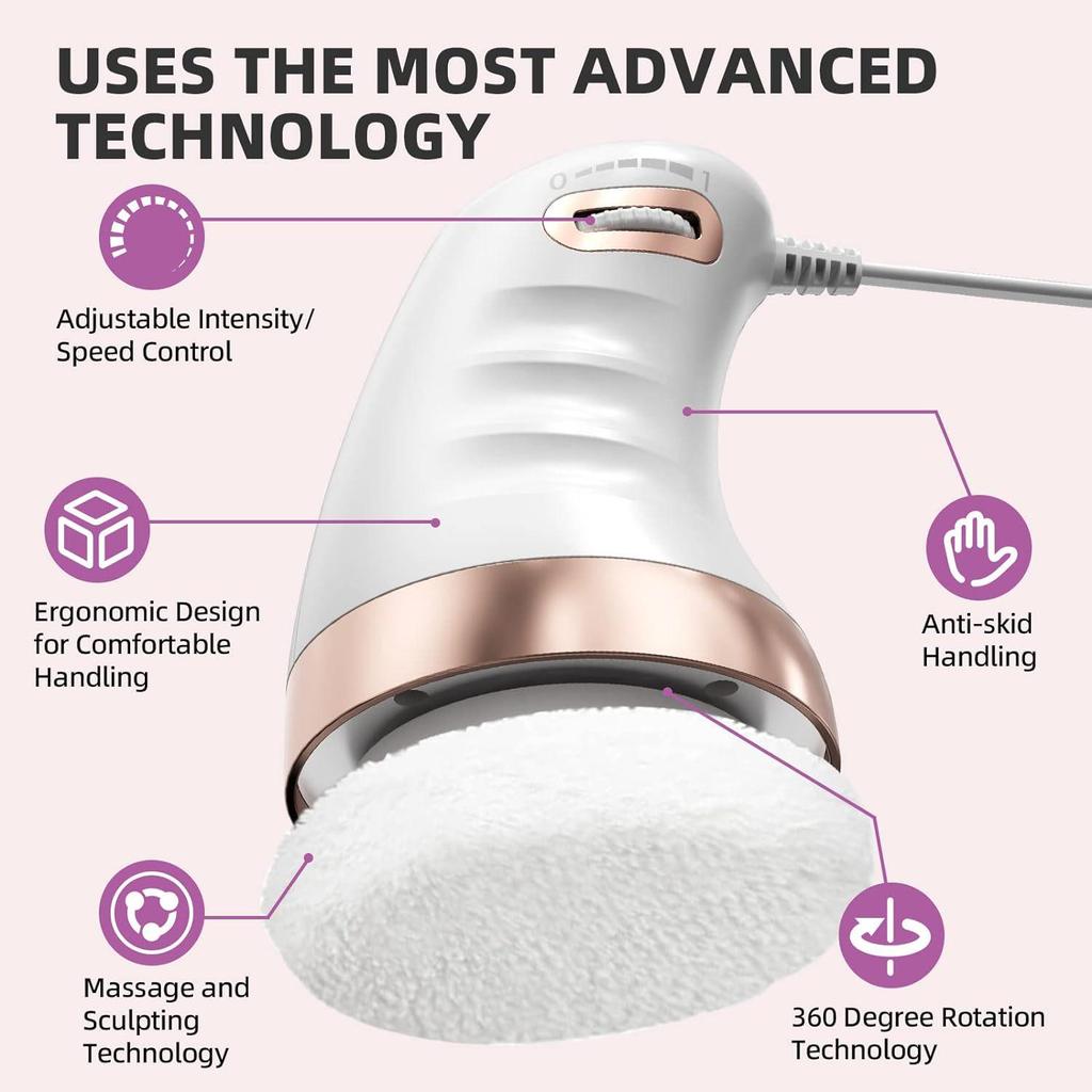 Ручной электрический массажер для скульптурирования тела с тканевым чехлом - Портативный, многофункциональный жиросжигатель для использования по всему телу