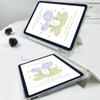 Чехол для iPad Pro2024, новый чехол для iPad с рисунком кролика-тюльпана для iPad Air6 11 13 дюймов Air4 Air5 10th 10,9 Pro11 Pro13 2024 с подставкой для карандашей