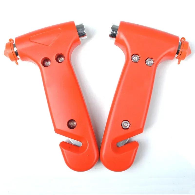 Многофункциональный инструмент для аварийного спасения 2 в 1 Автомобильный молоток для аварийного спасения, резак для ремня безопасности, стеклобой для автомобильного стекла