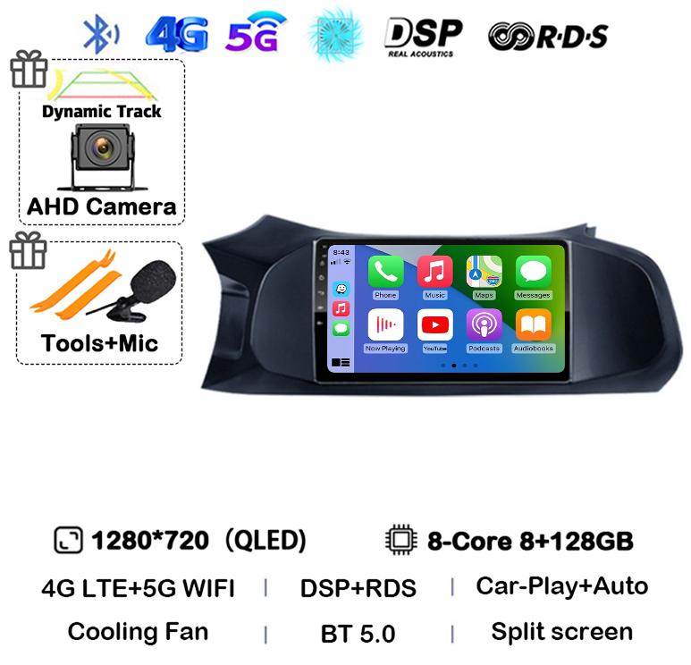 Android 14 Carplay Auto Car Radio For Chevrolet Onix 2012 - 2019 Multimedia Video Player Stereo Audio 2Din GPS WIFI+4G Head Unit