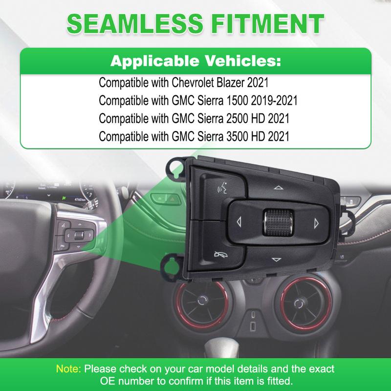 12 P Right Side Steering Wheel Audio Control Button For GMC Sierra 1500 2500 HD 3500 HD Chevrolet Blazer