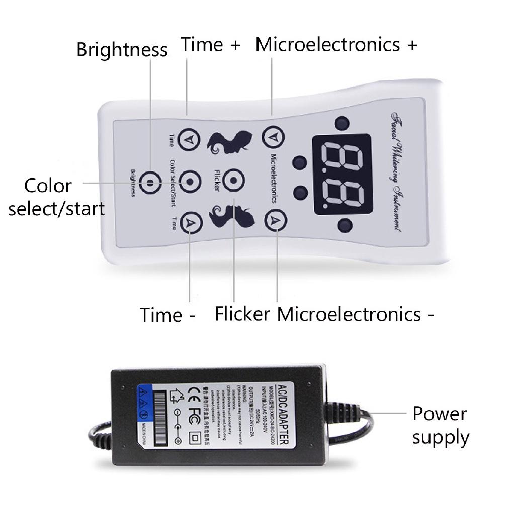 7 цветов светодиодная маска для лица фотонная маска для лица и шеи омоложение маска для лица машина бытовая косметическая светотерапия
