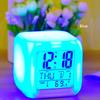 1/2/4PCS Safe And Practical Led Clock Practical Colorful Four-square Clock Simple Design Silent Clock Accurate Timing