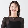 Phiten Хрустальная цепочка для ожерелья из чистого титана с натуральными камнями для мужчин и здоровья. Включает. Отличный подарок. Серебристая, 40 см, Камни, Женщины, Легкая,