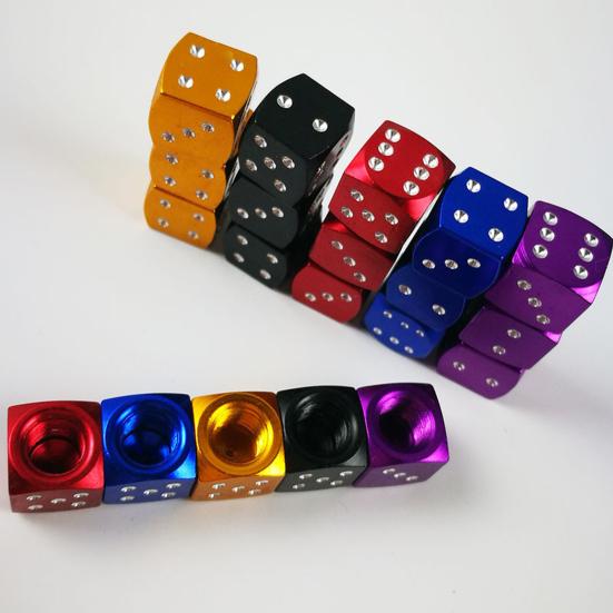 Tire Valve 1.2CM Diameter Dice-Styling Aluminum Alloy American Bicycle Valve for All Vehicle Models