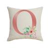 New Small Fresh Letter Series Pillow Cover Office Sofa Living Room Decoration Linen Cushion Cover