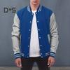 Мужская бейсбольная куртка с воротником-стойкой, длинными рукавами, застежкой на пуговицы, цветное пальто в стиле пэчворк с карманами, флисовая подкладка на осень-зиму, повседневное спортивное пальто