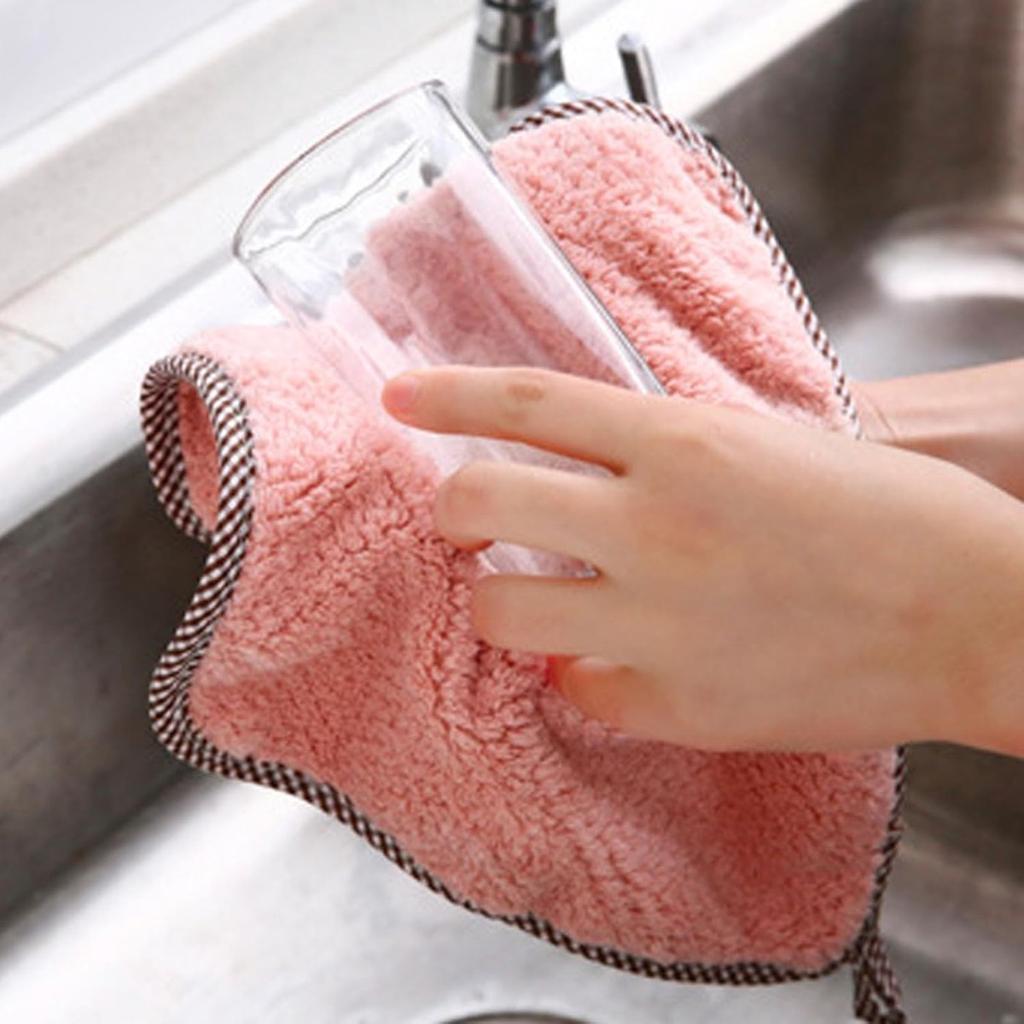 10pcs Quick Dry Rags, Kitchen Dish Cloths Dish Towels Cleaning Cloth Kitchen Cloth, Multipurpose Reusable Washcloths Cleaning Fast Drying Dish Rags