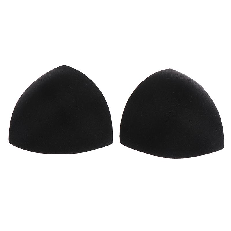 Треугольные женские бикини нагрудные вставки из губки, подушечки для бюстгальтера, чашки для груди