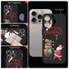 Милый чехол из ТПУ с рисунком Санта-Клауса из мягкого силикона для iPhone 17 Pro Max 16E 16 15 14 13 Pro Max 12 Pro 11 противоударный со шнурком чехол для телефона fundas