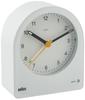 [Officially Imported] Analog Alarm Table Clock, White, BC22W