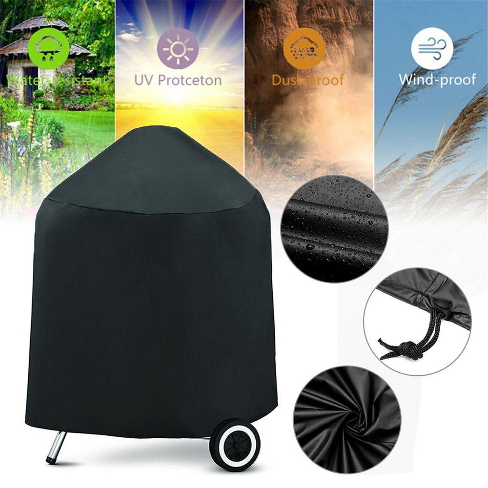 Anti Dust Black Charcoal Barbecue Gas Outdoor Grill Protector BBQ Cover BBQ Accessories Protective