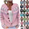 Fair Sweaters For Women Neck Loose Fit Button Up Chunky Sweater Open Front Casual Fall Knit Jacket