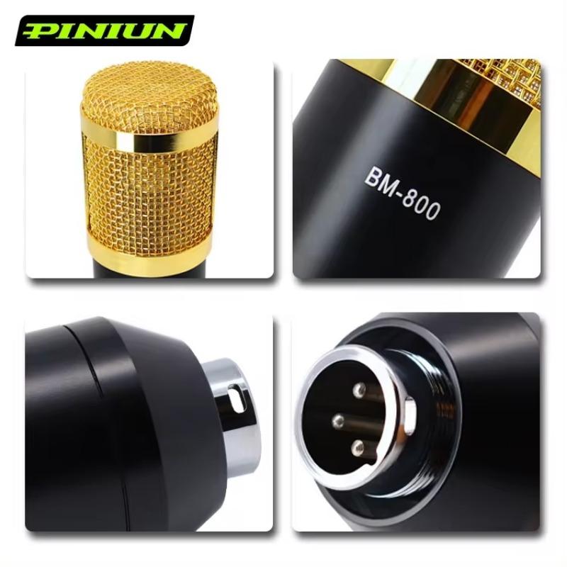 BM-800 Micro Studio Professionnel Sound Card Live Broadcast Micrfono Condenser Microphones