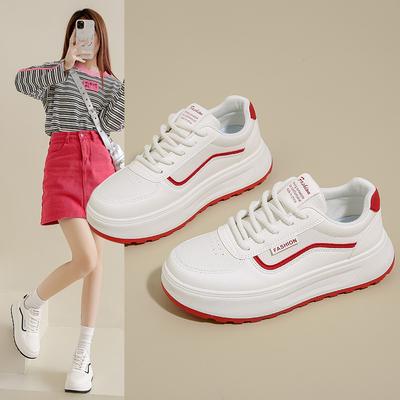 Маленькие белые туфли детские весенние новые корейская версия ins женские студенческие повседневные спортивные универсальные кеды уличная съемка H8