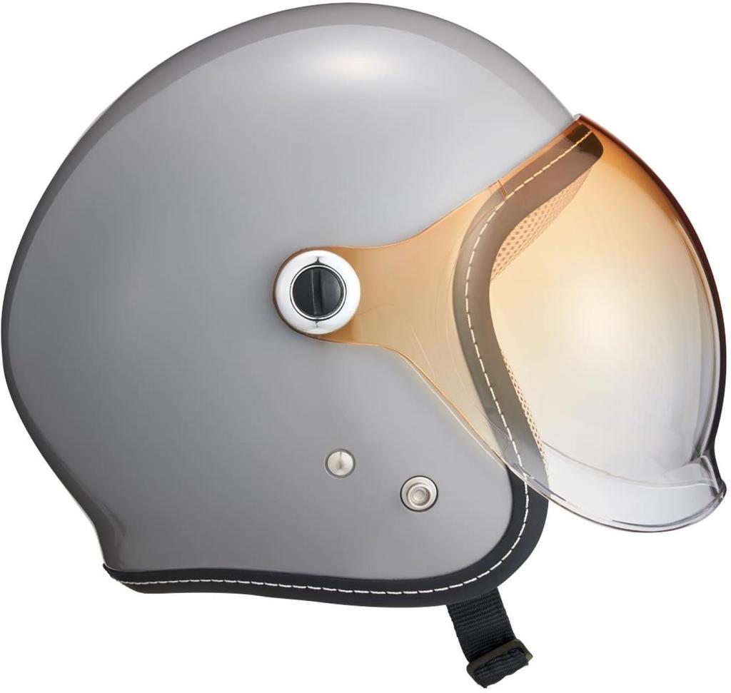 Marushin MCJ7 BUBBLE RIDER Motorcycle Jet Helmet Size L Gray Product 05302032 Women's (56-57cm) Number