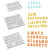 Alphabet Number Silicone Sugarcraft Mold Resin Tools Cupcake Fondant  Tools