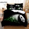 Colour Panda Bedding Set Duvet Cover Set 3d Bedding Digital Printing Bed Linen Queen Size Bedding Set Fashion Design