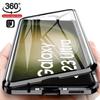 360 Full Protection Magnetic Case For Samsung Galaxy S25 S24 Ultra S23 FE S22 S21 S20 Plus A55 A56 A36 A26 A16 Double Sided Glass Cover