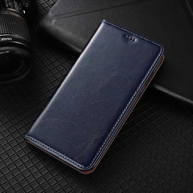 Чехол из натуральной кожи Crazy Horse для Redmi Note 7 8 8T 9 9S 10 10S 11 12 13 14 15 Pro + Plus, чехол-бумажник для телефона