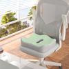 Ergonomic Seat Cushion Long Hours Sitting Memory Foam Butt Cushion Sciatica Relief Cushion for Tailbone Back Pain Relief Office Workers Car Drivers