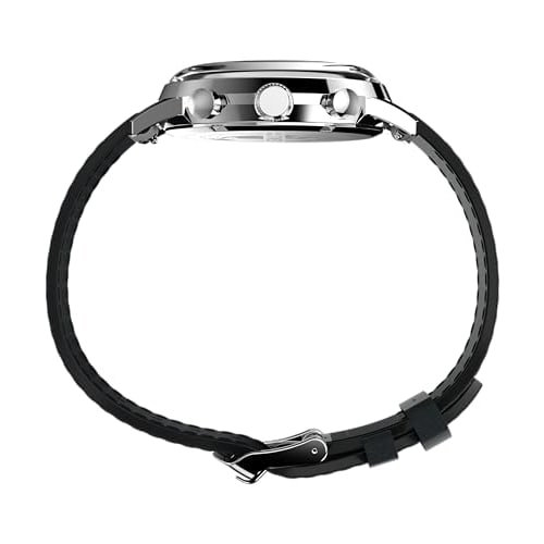 Timex Men's Marlin 40mm Watch, Black/Silver-Tone/Stainless Steel. One Size, Marlin 40mm.