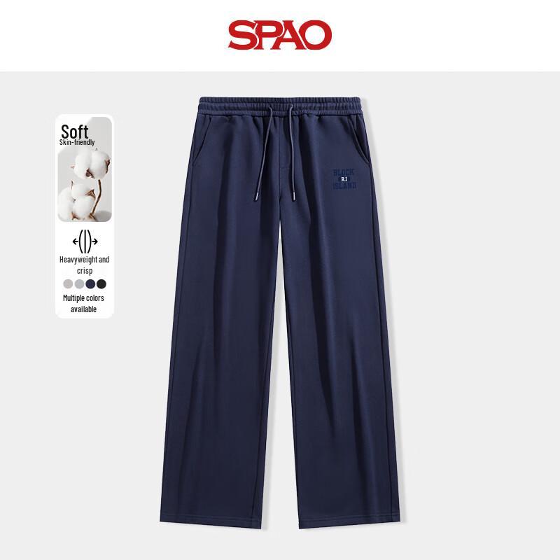 SPAO Women's College Style Straight-Leg Sweatpants