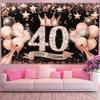 18th 30th 40th 50th День рождения Фон Розовое золото Фон Баннер 18 30 40 50 лет Украшение для вечеринки по случаю дня рождения Девушка