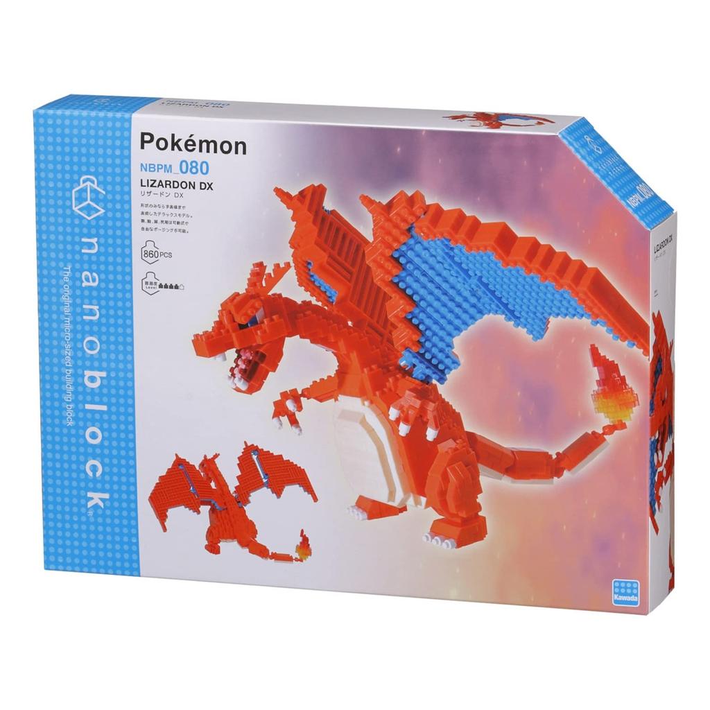 Kawada Nanoblock Pokemon Charizard DX NBPM_080