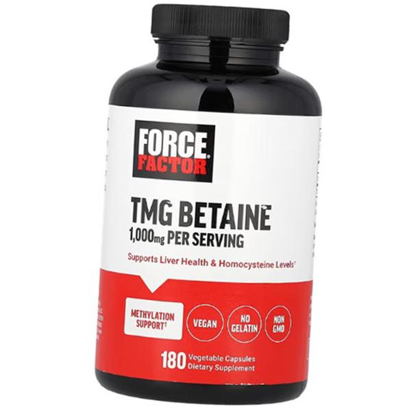 Бетаин безводный, TMG Betaine, Force Factor 180вегкапс (72641019)
